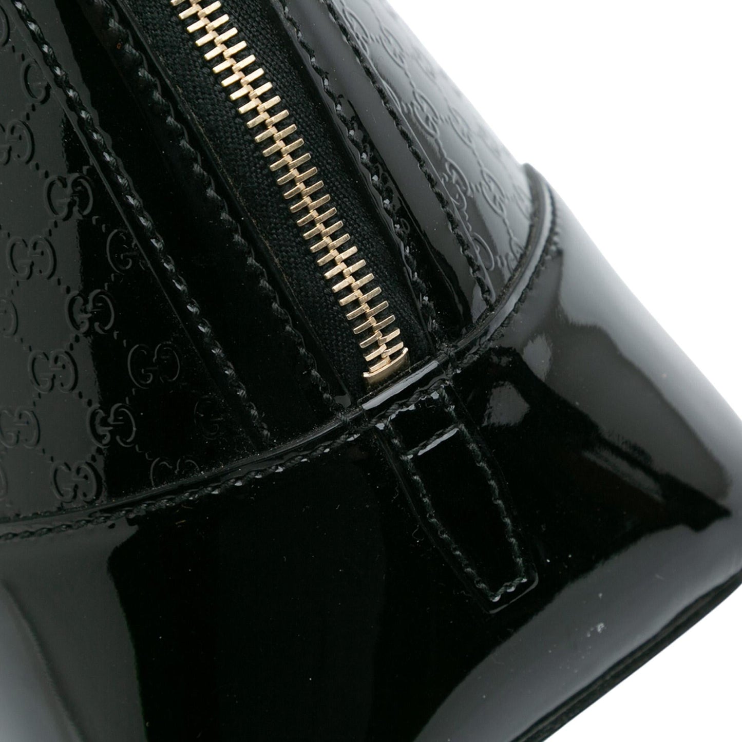 Gucci Small Microguccissima Patent Nice Satchel