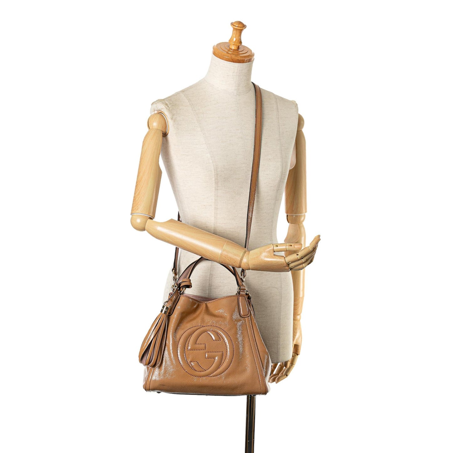 Gucci Small Patent Soho Satchel (SHG-XPGdq7)