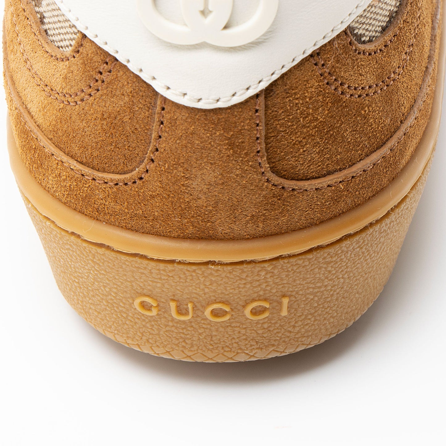 Gucci Suede GG Canvas G75 Sneakers - Size 6.5 / 36.5