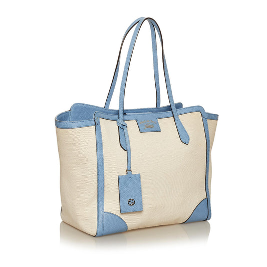 Gucci Swing Canvas Tote Bag (SHG-29554)