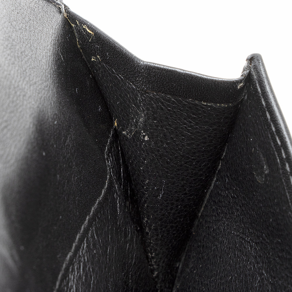 Gucci Vintage Leather Bamboo Wallet (SHF-20931)
