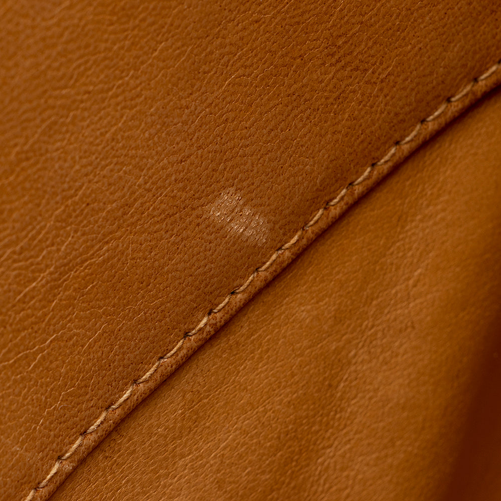 Gucci Vintage Leather Push Lock Satchel - FINAL SALE (SHF-19014)