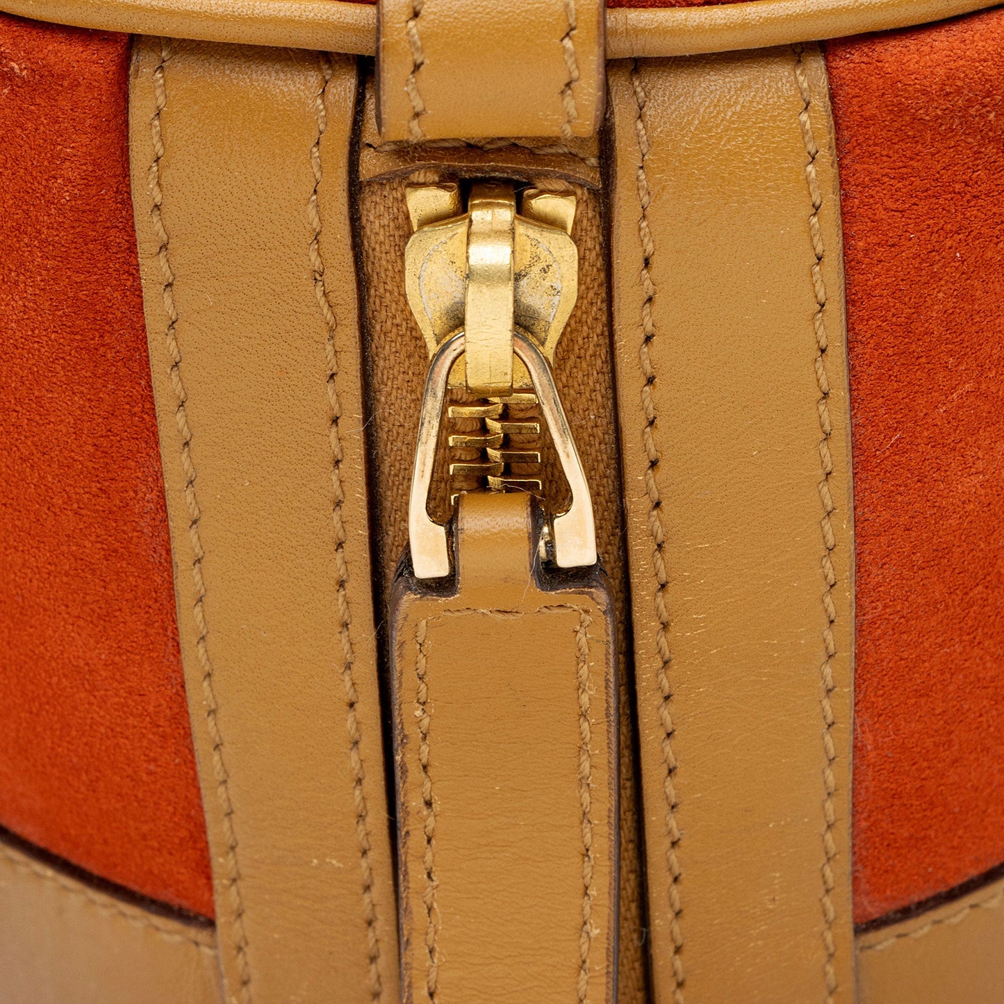 Gucci Vintage Suede Leather Small Boston Bag