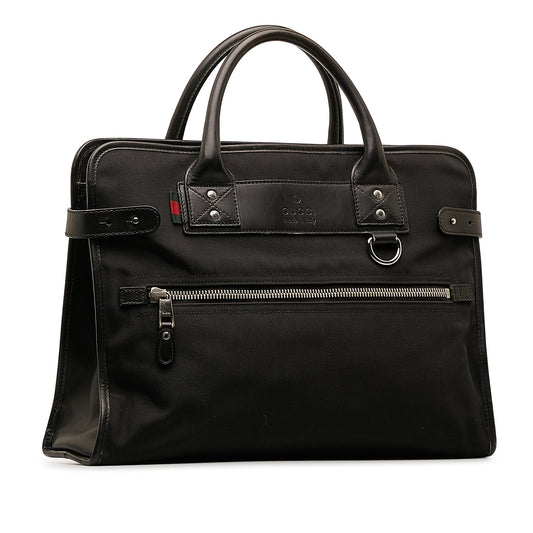 Gucci Web Nylon Business Bag (SHG-Y0mhDT)
