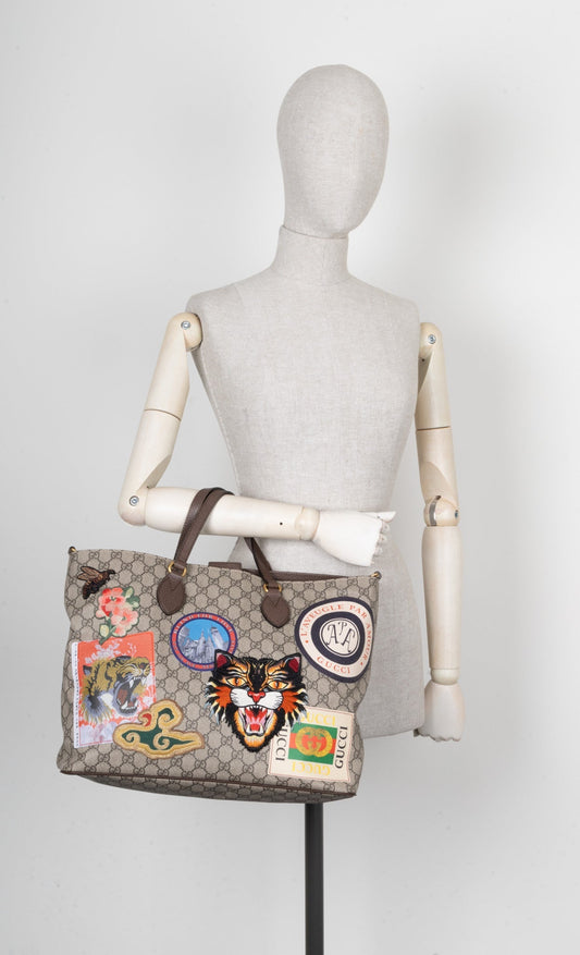 Luxury Gucci Trending 2025 Convertible Tote Bag GG Supreme