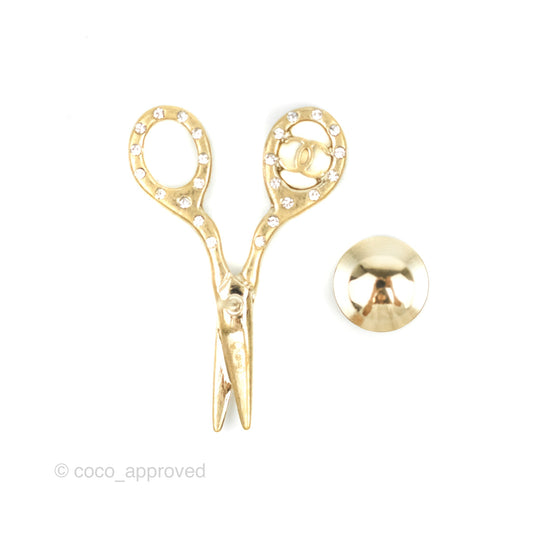 Chanel CC Brooch Set in 3 Gold Tone 21V