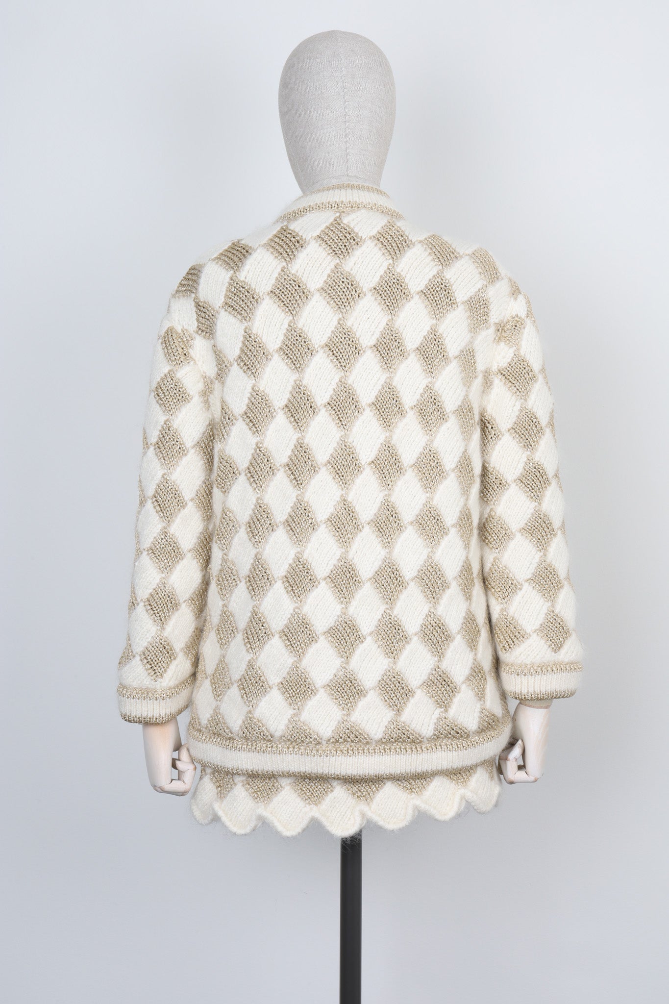 Luxury Gucci Trending 2025 Two Piece Wool White & Gold