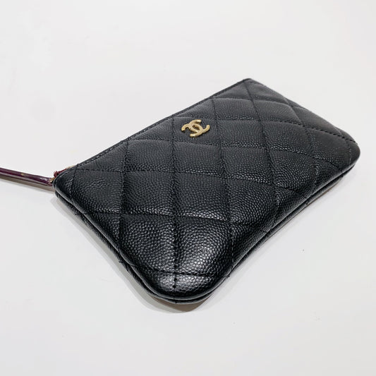 No.4202-Chanel Caviar Timeless Classic Mini O Case Pouch