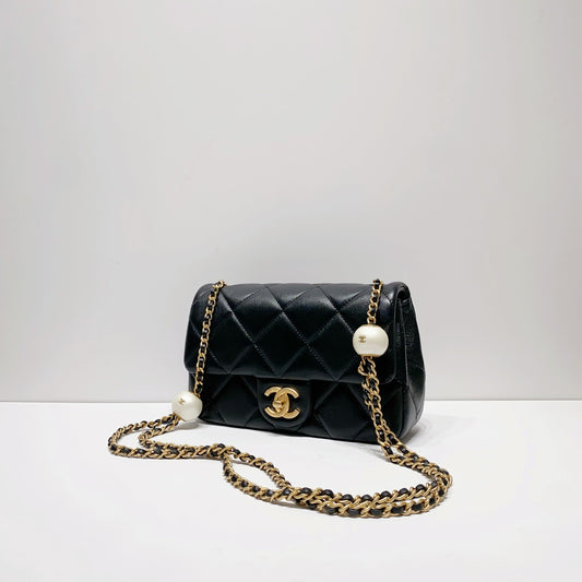 No.001657-Chanel Pearl Twins Rectangular Mini Flap Bag (Brand New / 全新)