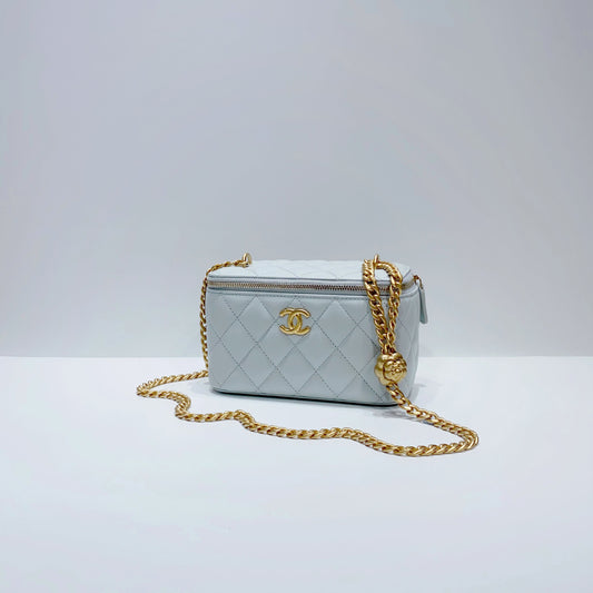No.3919-Chanel Sweet Camellia Vanity With Chain (Brand New / 全新貨品)