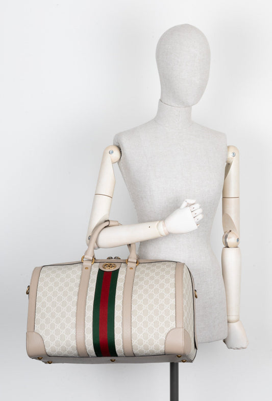 Luxury Gucci Trending 2025 GG Savoy Medium Duffle Bag