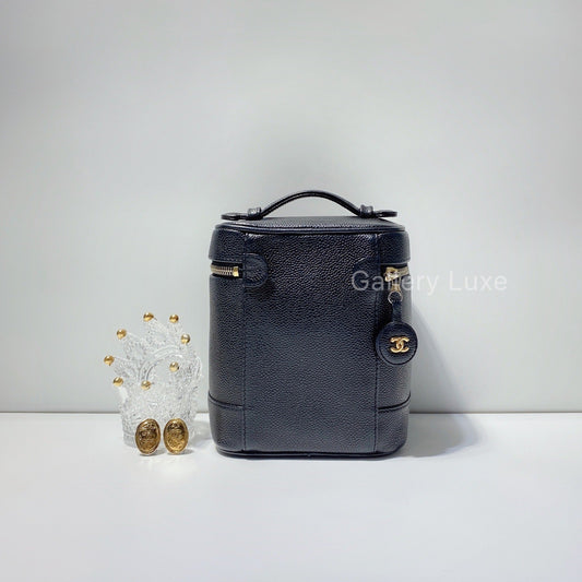No.2548-Chanel Vintage Caviar Vanity Case