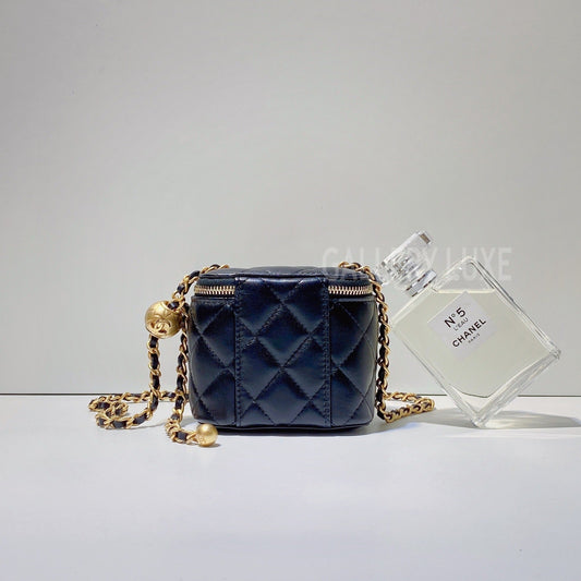 No.3173-Chanel Pearl Crush Clutch With Chain (Brand New / 全新)