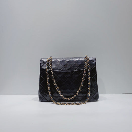 No.3760-Chanel Vintage Lambskin Classic Flap Bag