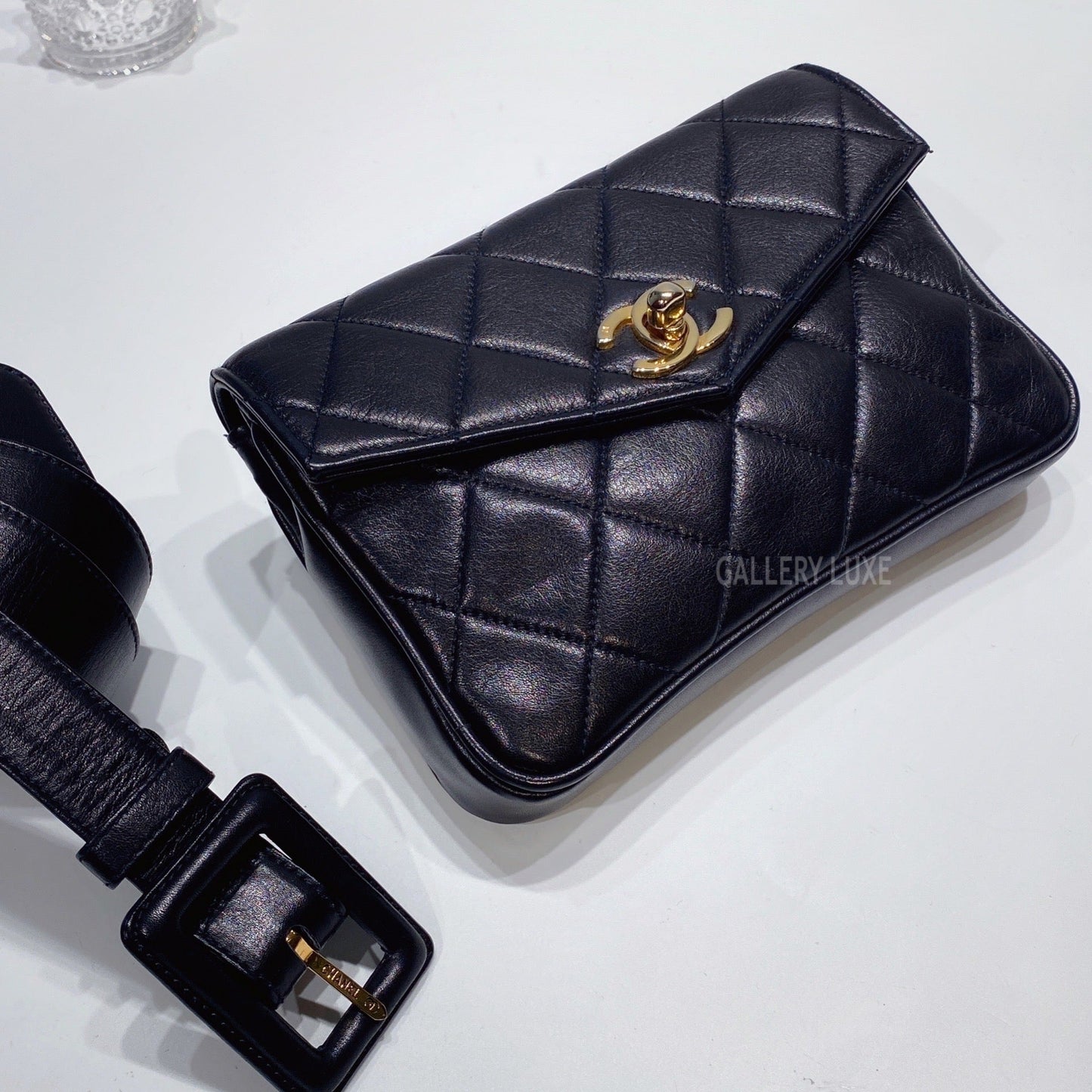 No.3433-Chanel Vintage Lambskin Belt Bag