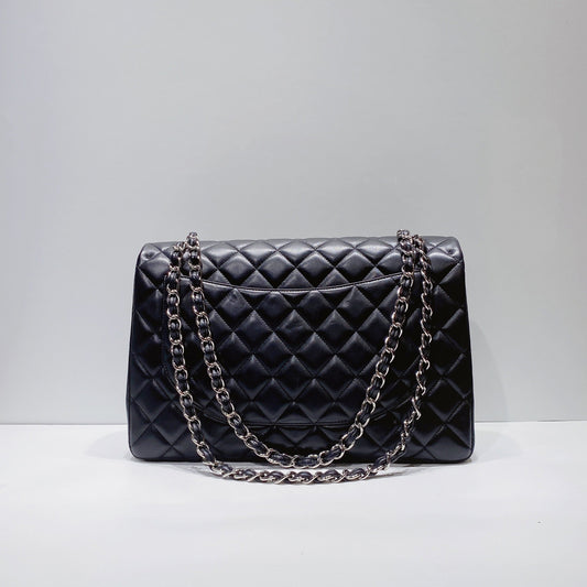 No.3536-Chanel Lambskin Single Flap Maxi Jumbo