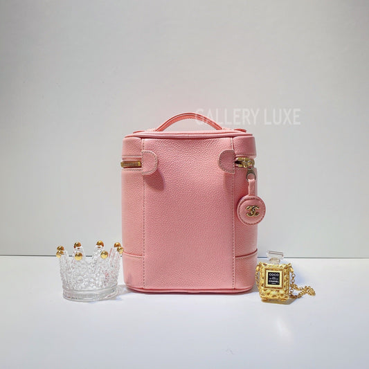 No.2922-Chanel Vintage Caviar Vanity Case