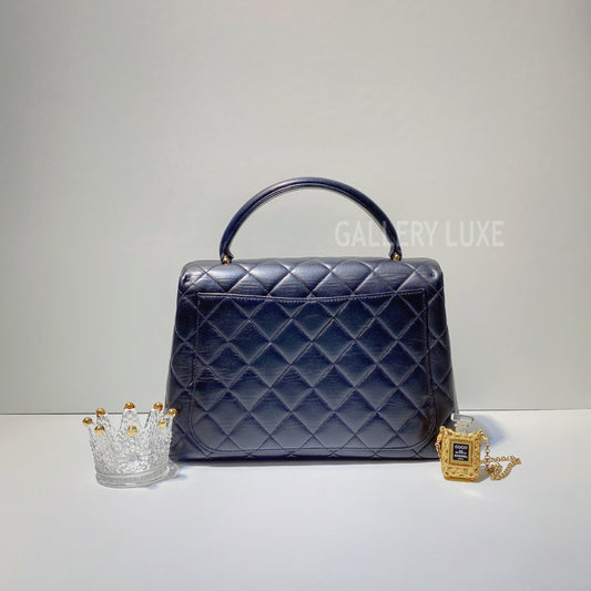 No.2945-Chanel Vintage Lambskin Small Kelly Handle Bag