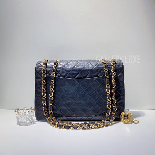 No.2938-Chanel Vintage Maxi Jumbo Flap Bag