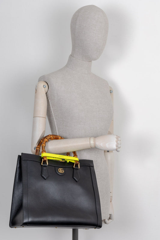 Luxury Gucci Trending 2025 Diana Medium Tote Bag Black