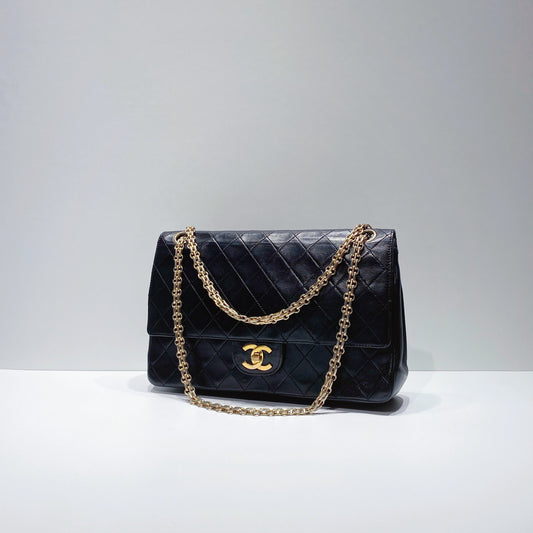 No.2921-Chanel Vintage Lambskin Classic Flap Bag