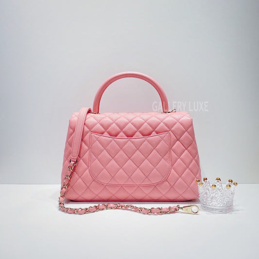 No.001313-3-Chanel Medium Caviar Coco Handle