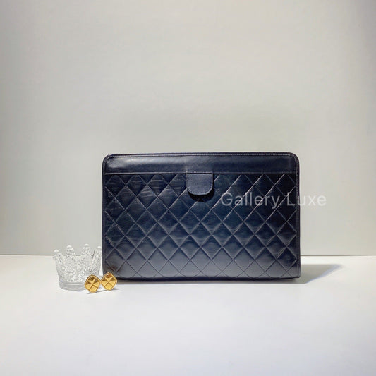 No.2676-Chanel Vintage Lambskin Clutch