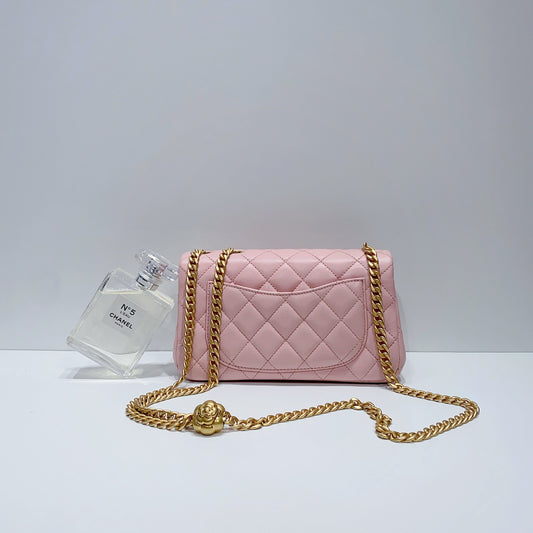 No.3846-Chanel Sweet Camellia Rectangular Mini Flap Bag (Brand New / 全新)