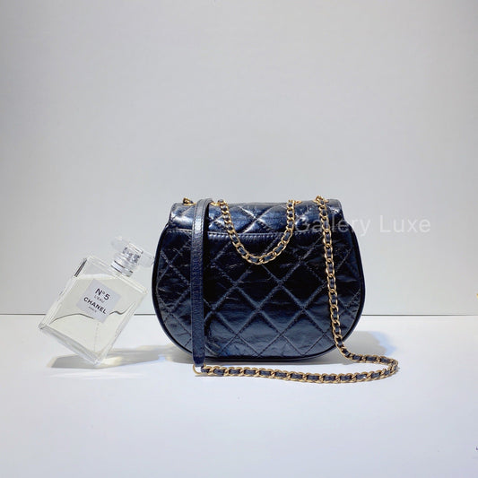 No.2731-Chanel Calfskin Bubble CC Flap Bag