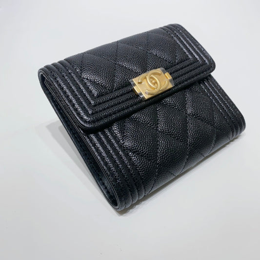 No.4043-Chanel Caviar Small Boy Flap Wallet (Brand New / 全新貨品)