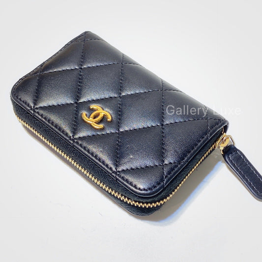 No.2737-Chanel Lambskin O Coins Purse