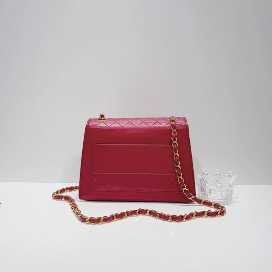No.3231-Chanel Vintage Lambskin Flap Bag