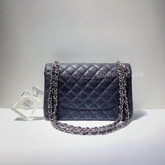 No.001157-Chanel Caviar Timeless Classic Jumbo Flap Bag