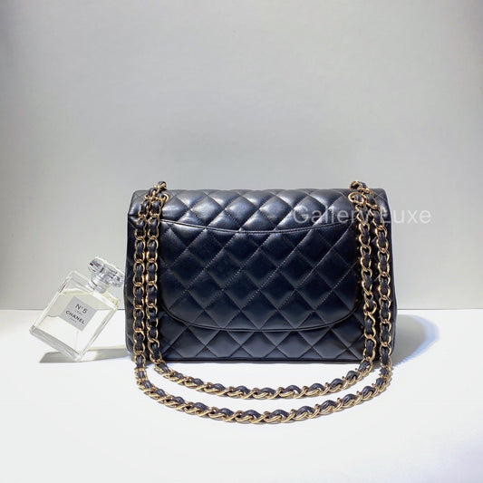 No.2744-Chanel Lambskin Classic Jumbo Flap Bag