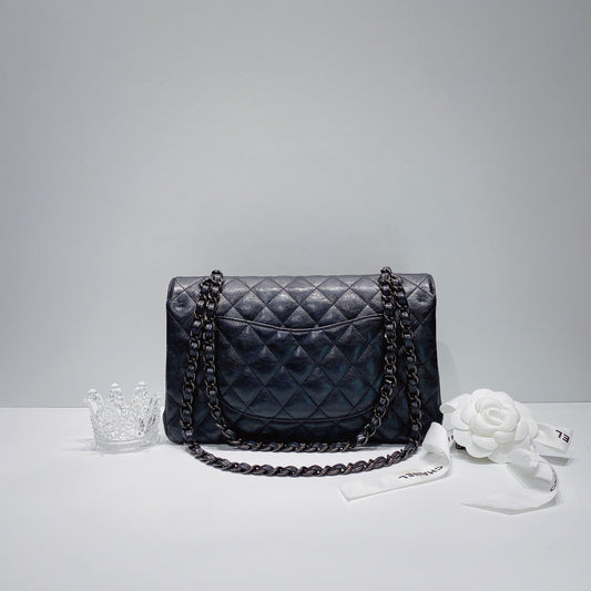 No.3496-Chanel So Black Classic Flap Bag 25cm
