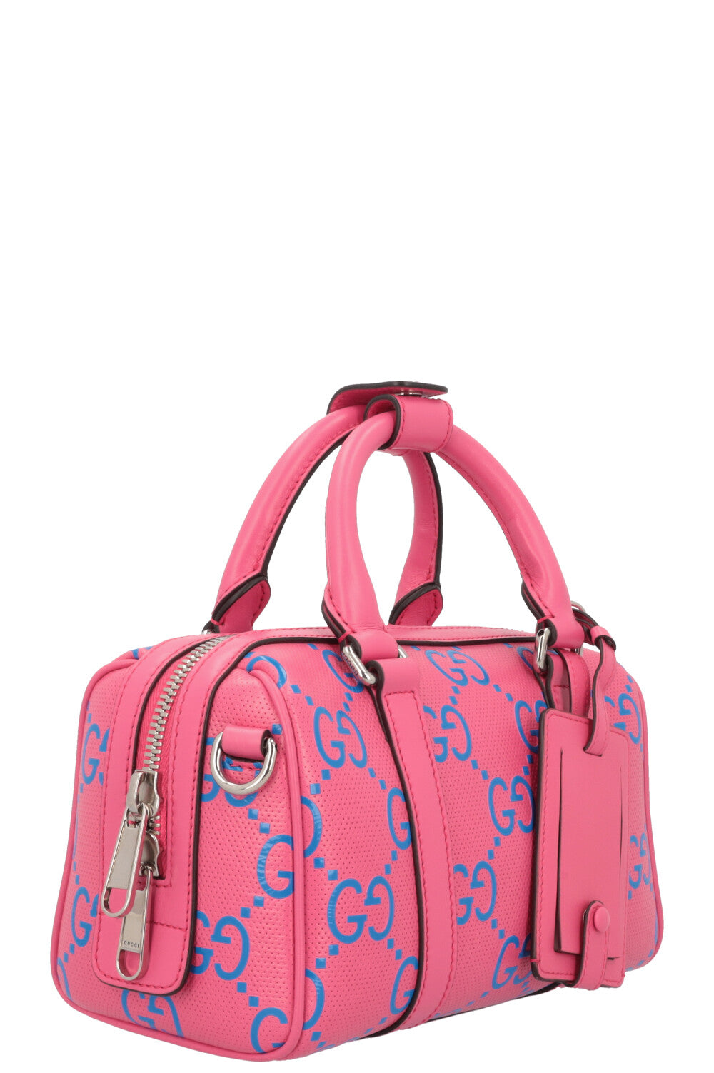 Luxury Gucci Trending 2025 Giant GG Mini Duffle Bag Pink Blue