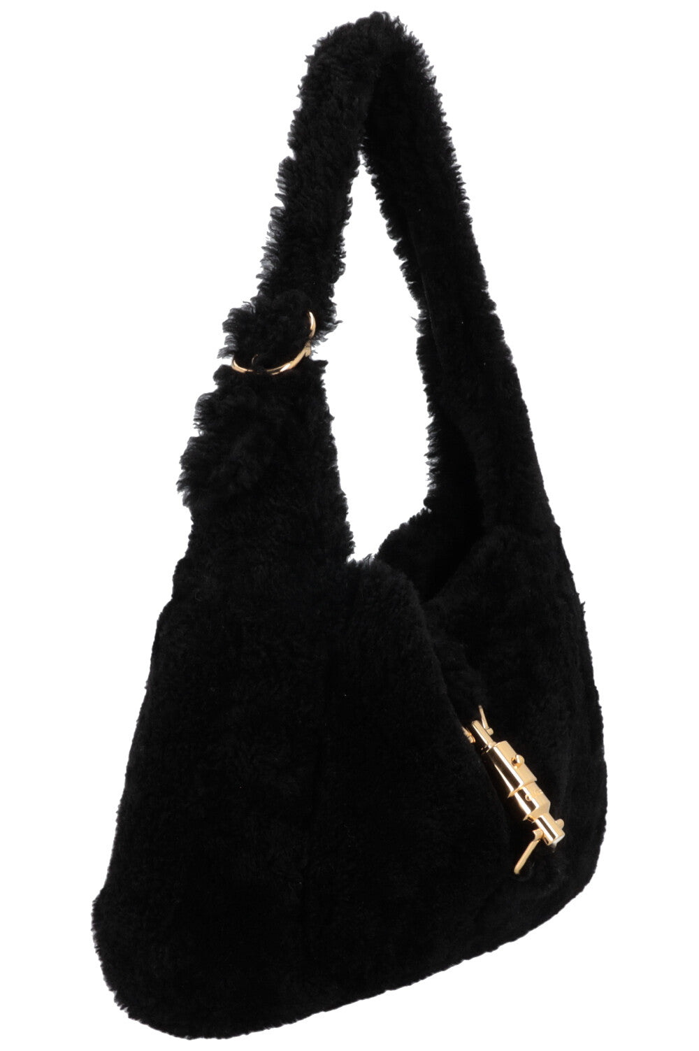 Luxury Gucci Trending 2025 1961 Shearling Jackie Black