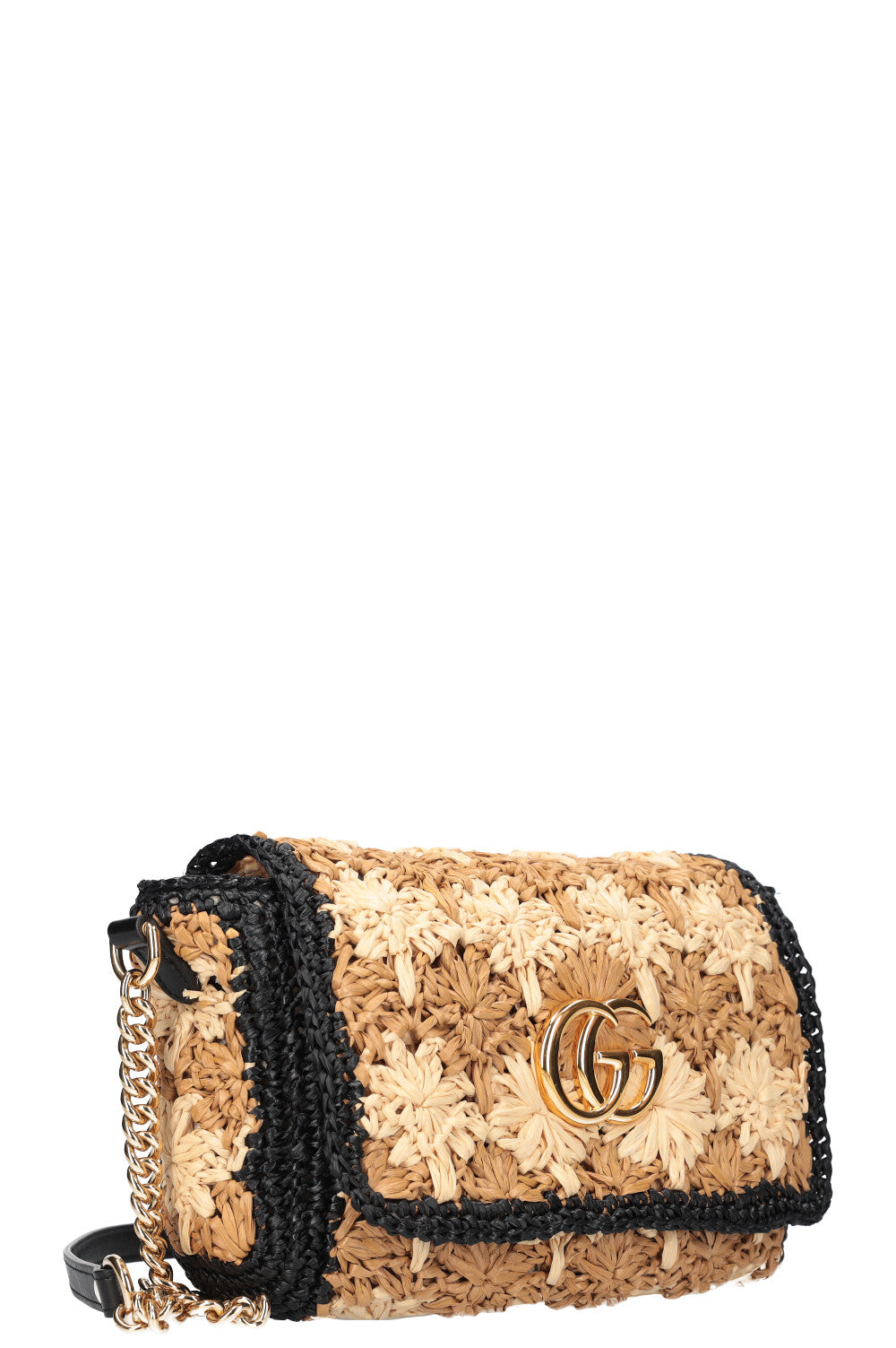 Luxury Gucci Trending 2025 Marmont Bag Raffia Beige