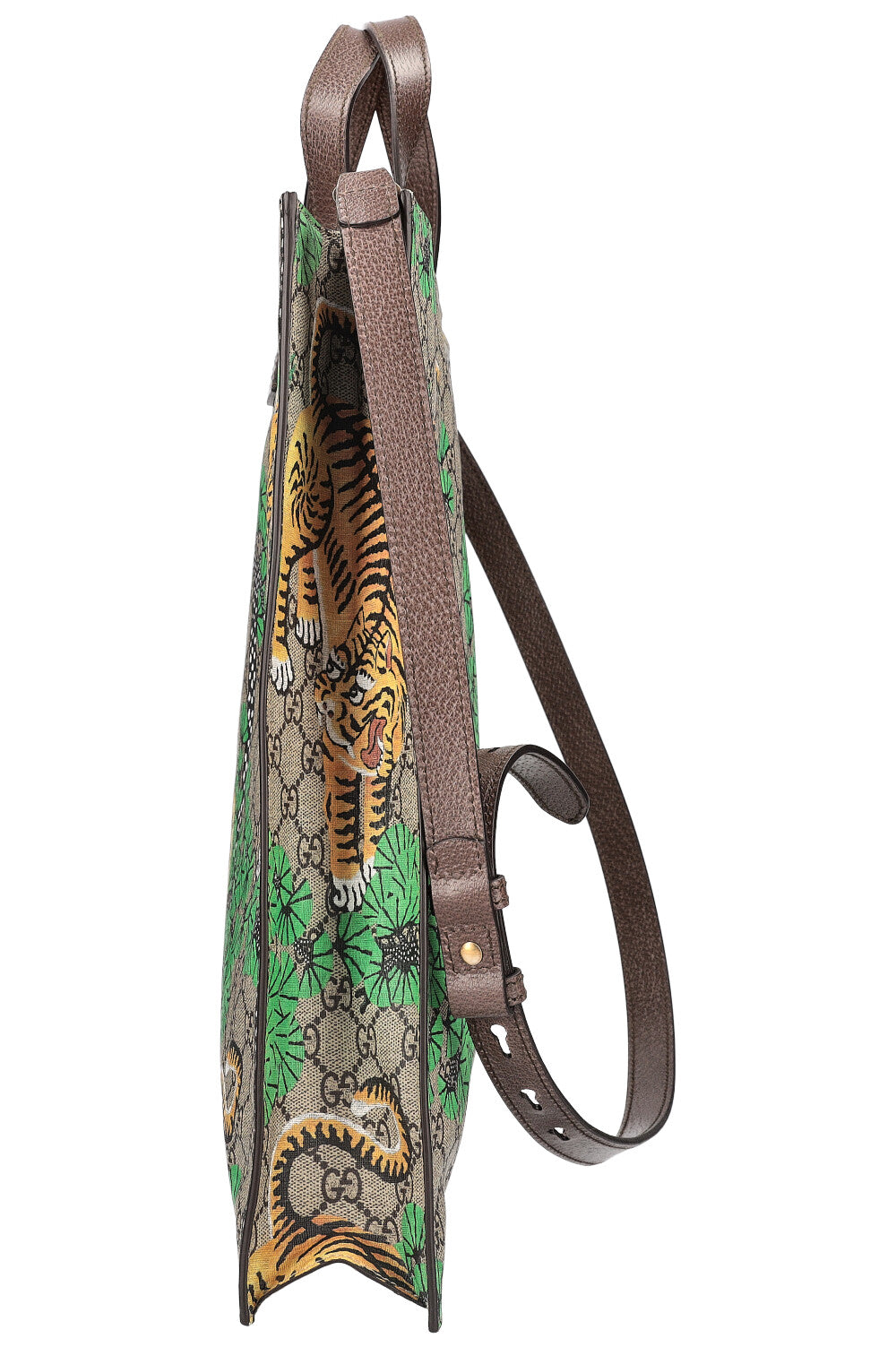 Luxury Gucci Trending 2025 Convertible Soft Open Tote Bengal Print GG Canvas