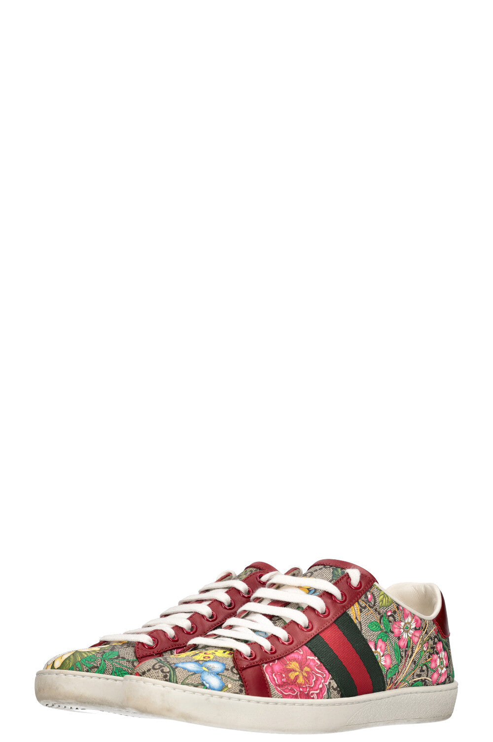 Luxury Gucci Trending 2025 Ace Supreme Floral Sneaker
