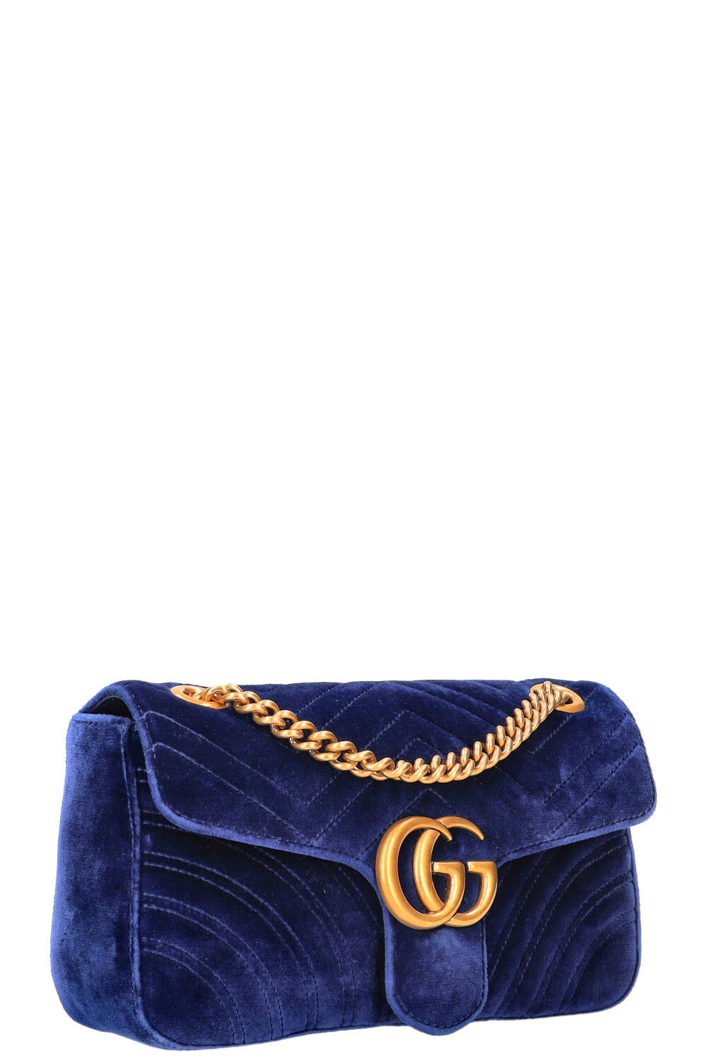 Luxury Gucci Trending 2025 Marmont Bag Velvet Blue