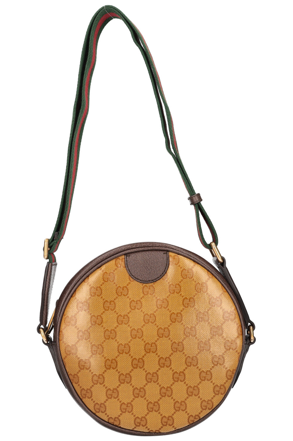 Luxury Gucci Trending 2025 x ADIDAS Ophidia Round Crossbody Bag Yellow