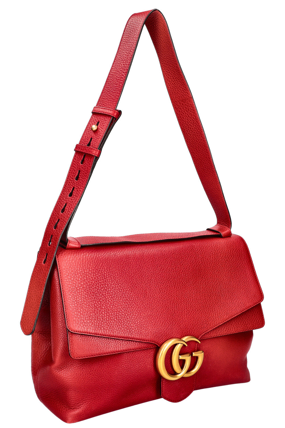 Luxury Gucci Trending 2025 GG Marmont Shoulder Bag Red