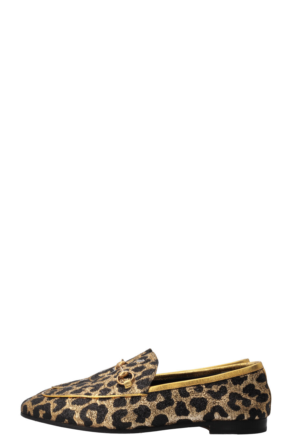 Luxury Gucci Trending 2025 Jordaan Loafers Lurex Cheetah