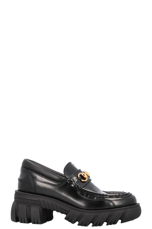 Luxury Gucci Trending 2025 Horsebit Loafers Leather Black