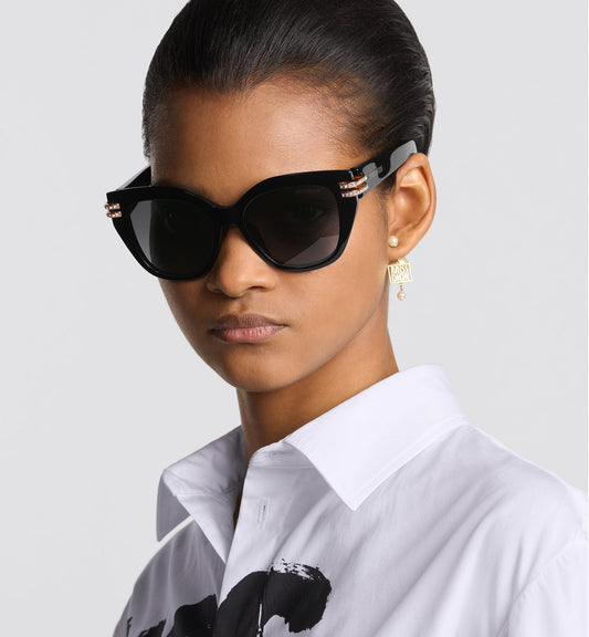 CLuxury Dior B4I Black Butterfly Sunglasses