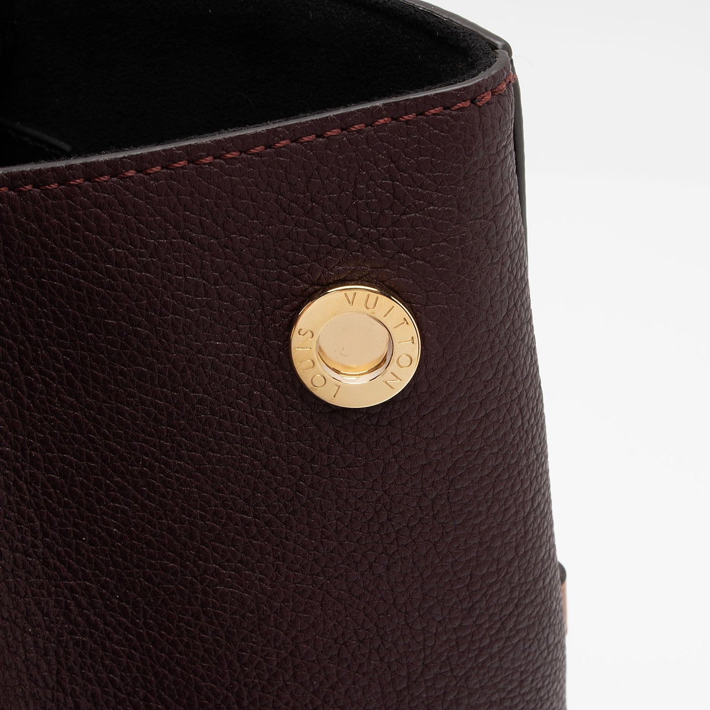 Louis Vuitton Calfskin Monogram Canvas Fold Tote MM (SHF-DEf7bl)