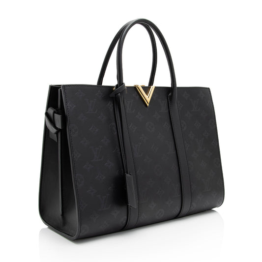 Louis Vuitton Cuir Plume Very GM Tote (SHF-Qik14X)