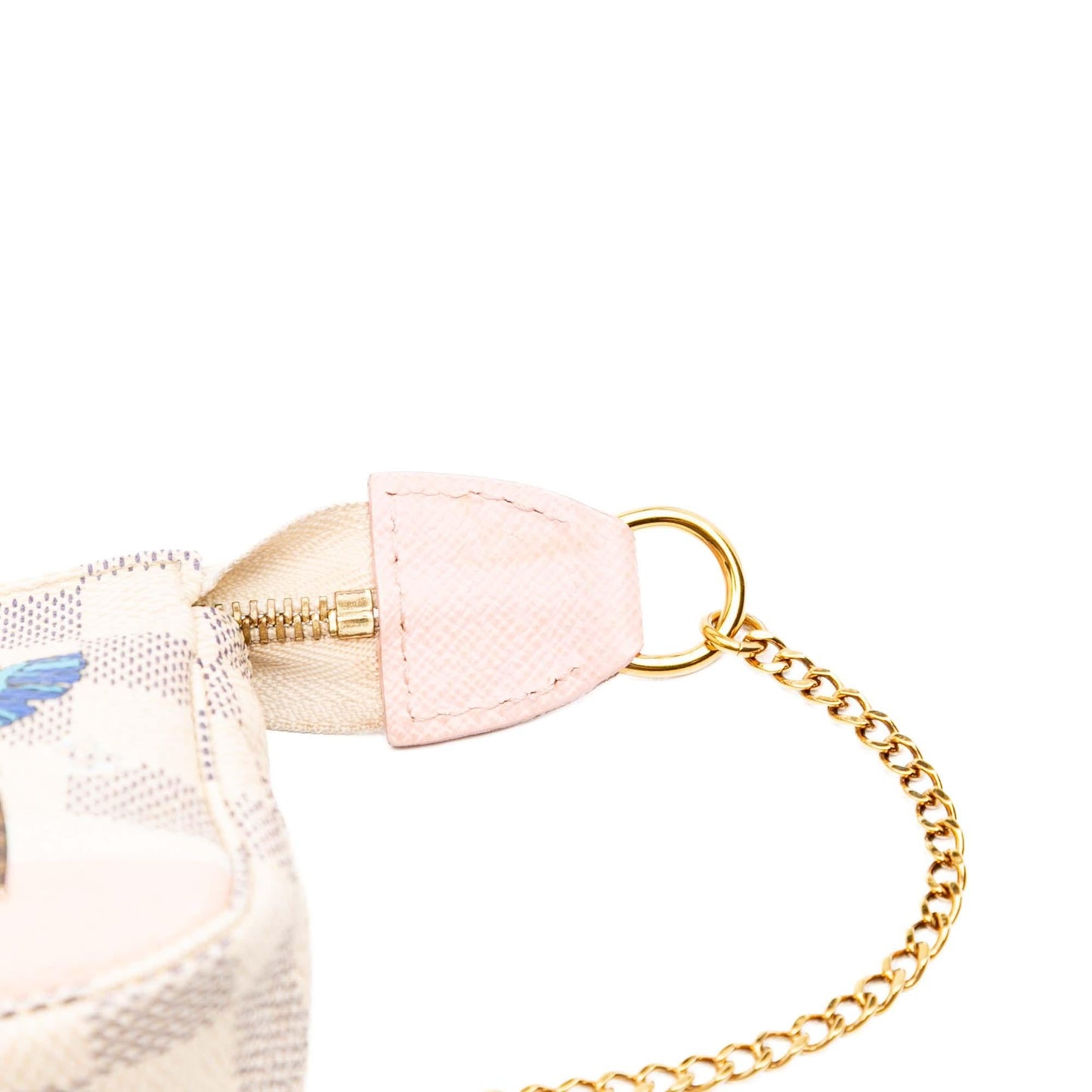 Louis Vuitton Damier Azur Christmas Birds Mini Pochette Accessoires