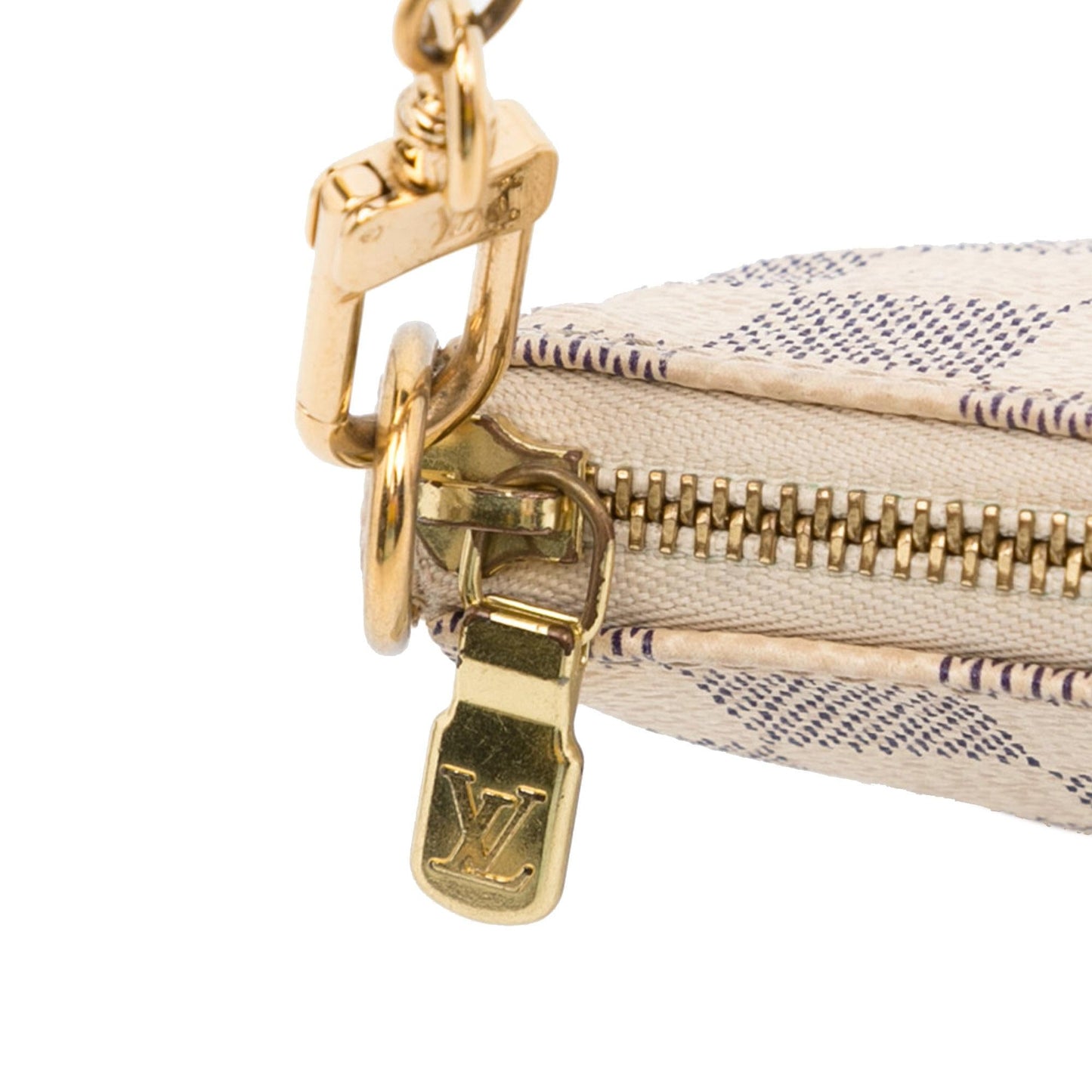 Louis Vuitton Damier Azur Mini Pochette Accessoires (SHG-Pdui6G)